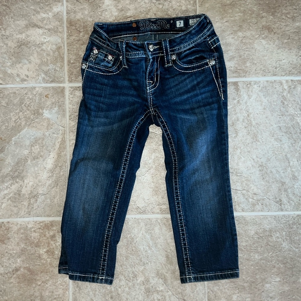 Girls Miss Me capris